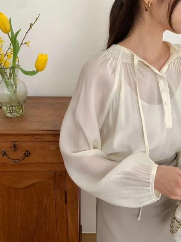 /Premium/ Ethereal Smocked Blouse