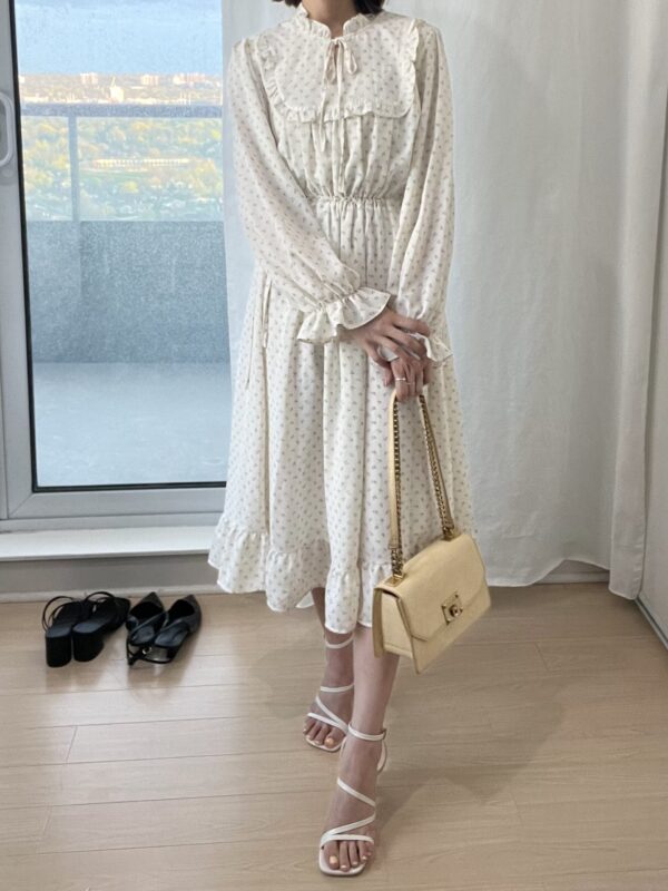/Premium/ Floral Ruffle Dress