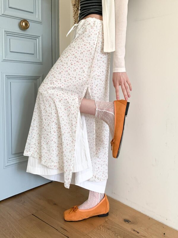 /Premium/ Flora Layered String Maxi Skirt